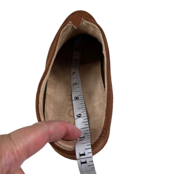 SOUL Naturalizer Haley Mule Wedge Shoes Fabric Upper Chestnut Color Size 9 M - Picture 16 of 16